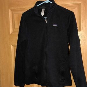 Black Patagonia zip up jacket